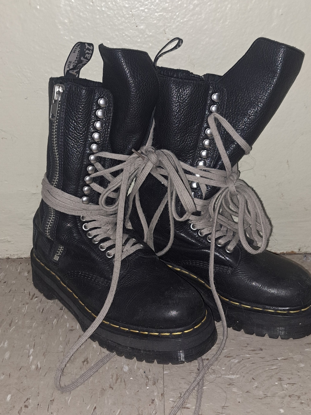 Rick Owens X Doc Martins